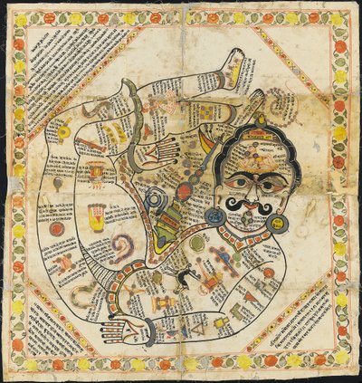 Jain tantrik boyama, Rajasthan by Indian School