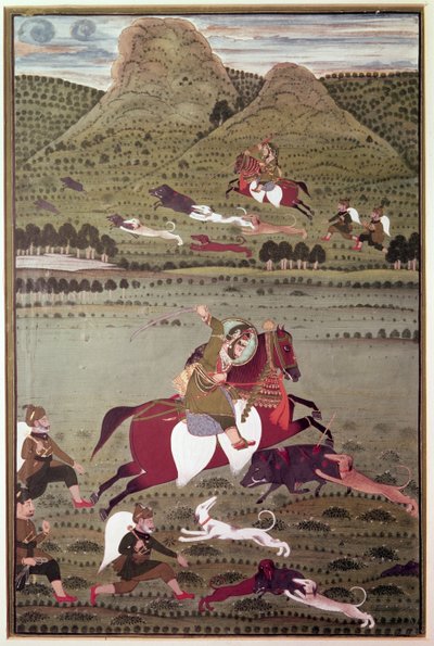 Mewer Hunting Wild Bore, Udaipur