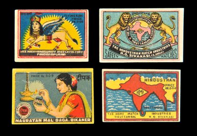 kibrit kutusu etiketleri by Indian School