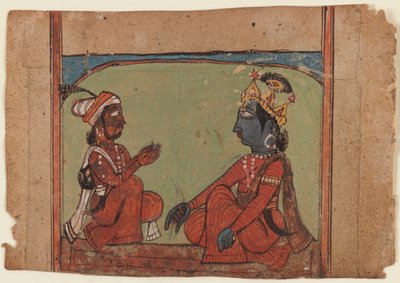 Minyatür boyama (kağıt üzeri opak klozet) by Indian School