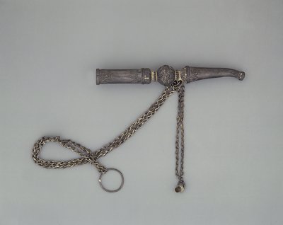Nargile ağızlığı (nen) (gümüş) by Indian School