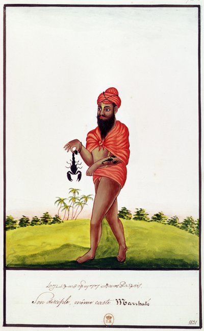 Bayan Indien 743 Akrep ısırıklarına karşı ilaç satıcısı, 1831 by Indian School