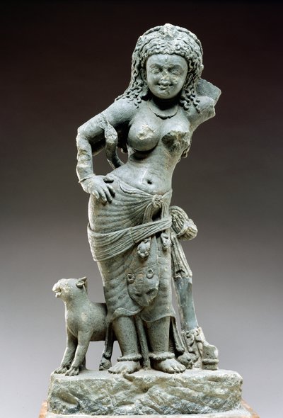Parvati, Samlaji kültürü, MS 500 (şist) by Indian School