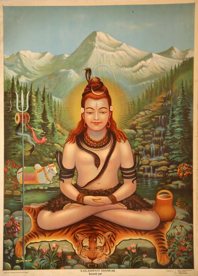 Şiva meditasyonu by Indian School