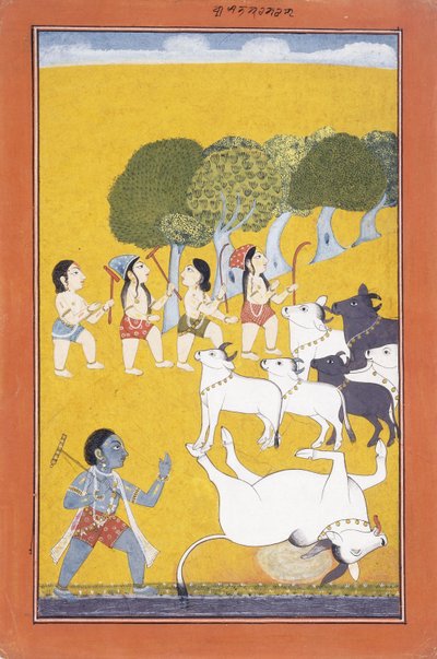 Genç Krishna, Bir Buzağı Kılığına giren İblis Vatsasura