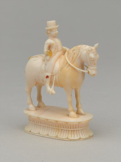 Beyaz şövalye, satranç taşı, Hindistan, 1820 dolaylarında by Indian School