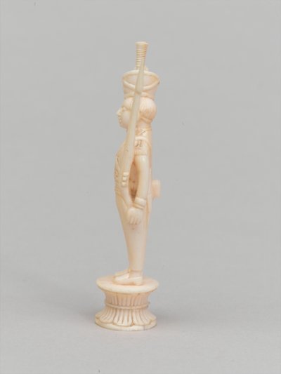 Beyaz piyon, satranç taşı, Hindistan, 1820 dolaylarında by Indian School