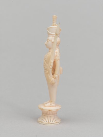 Beyaz piyon, satranç taşı, Hindistan, 1820 dolaylarında by Indian School