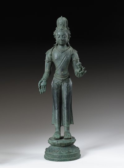 Avalokiteshvara figürü (bronz) by Indonesian