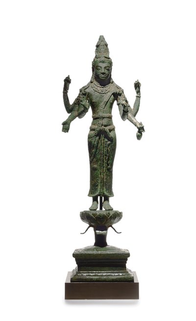 Avalokiteshvara figürü (bronz) by Indonesian