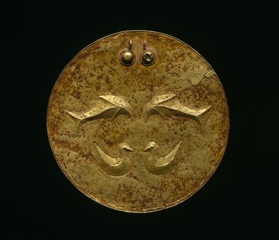 Tören Göğüs Diski (Karse), Moluccas halkları, 19. yüzyıl başı (altın) by Indonesian School