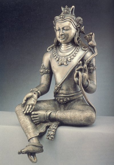 Manjusri (gümüş) by Indonesian School