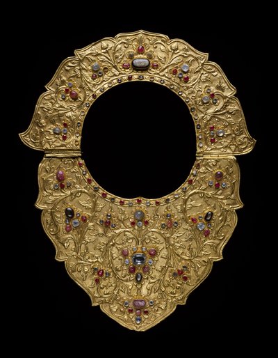 Kolye, Buleleng Regency, Bali, 1890 dolayları (altın, yakut, safir ve elmas) by Indonesian School