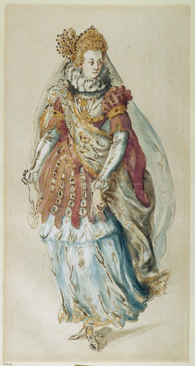 Dönüştürülmüş bir heykel (kağıt üzerine sulu boya) by Inigo Jones