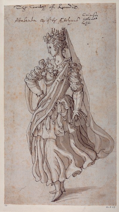 Kraliçe Atalanta by Inigo Jones