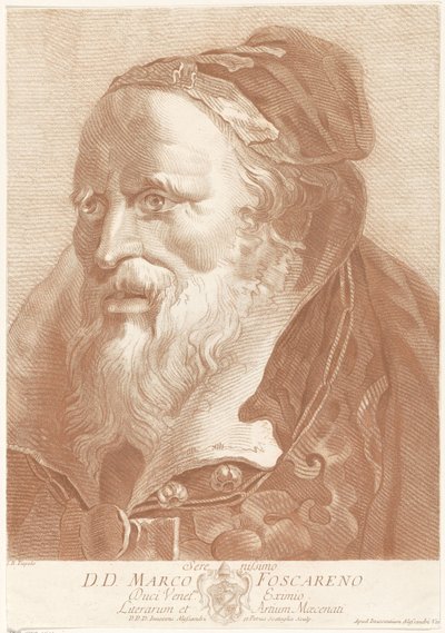 Portret van doge Marco Foscarini by Innocente Alessandri