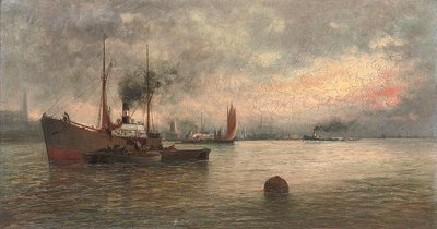 Limanda Yük Boşaltma, 1871 by Ioannis Altamouras