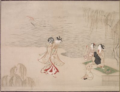 Sahildeki Güzellikler by Ippitsusai Bunchō