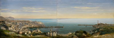 Liman ile Cenova manzarası by Ippolito Caffi