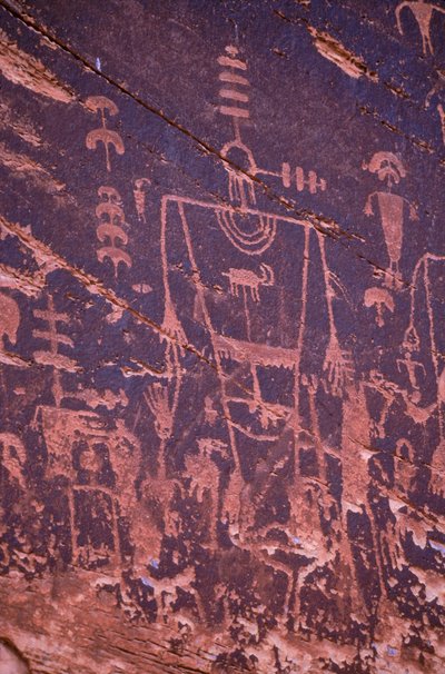 Anasazi kaya sanatı - Utah, Anasazi uçurum konut kalıntıları ve kaya sanatı açısından oldukça zengindir. by Ira Block