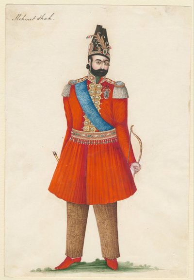 Mohammad Shah Qajar 1808-1848, Pers kralı, 1835 by Iranian Master