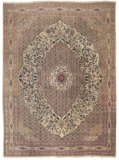 Hacı Celili Tebriz halısı, 19. yüzyıl sonu (yün) by Iranian School