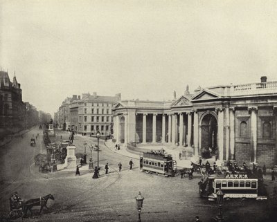 İrlanda Bankası, Eski Parlamento Binası, Dublin (s/b fotoğraf) by Irish Photographer