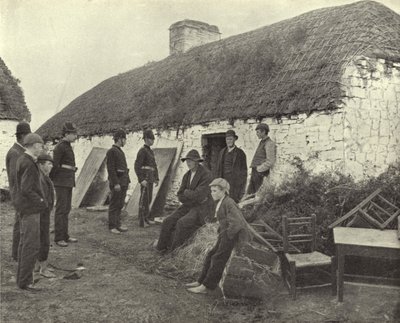Tahliye Sahnesi, Clare İlçesi (s/b fotoğraf) by Irish Photographer