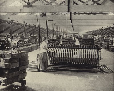 Keten Fabrikası, Belfast (s/b fotoğraf) by Irish Photographer