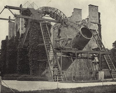 Büyük Rosse Teleskobu, Birr Kalesi, Kings County (s/b fotoğraf) by Irish Photographer