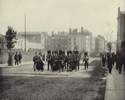 İskoç Muhafızları, Dublin (s/b fotoğraf) by Irish Photographer