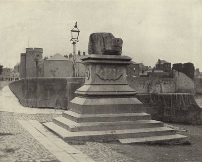 Antlaşma Taşı, Limerick (s/b fotoğraf) by Irish Photographer