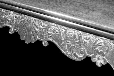 George III kart tablosunun detayı, c.1765 (maun) by Irish School