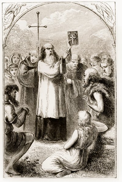 St. Patrick İrlanda halkına, Mary Cusack (1829-99) tarafından yazılan Trias Thaumaturga