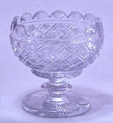 Şekerlik, Waterford, c.1810 (cam) by Irish School