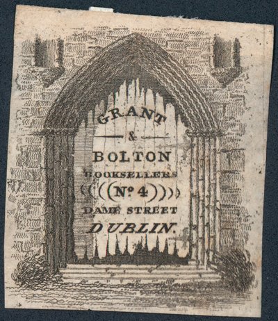 Ticaret kartı, Grant & Bolton by Irish School