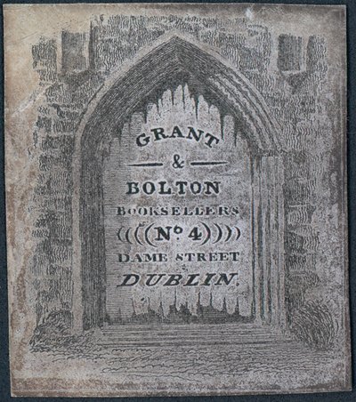 Ticaret kartı, Grant & Bolton by Irish School