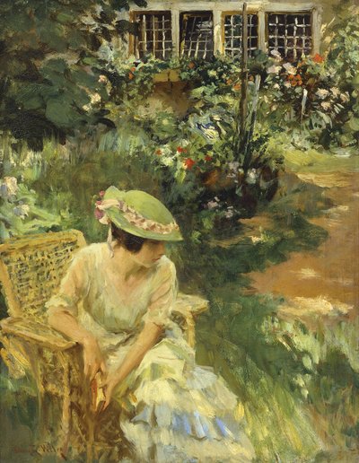 Bahçede by Irving Ramsay Wiles