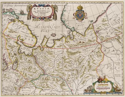 Rusya Haritası Nereden: Kuzey ve Doğu, 1630