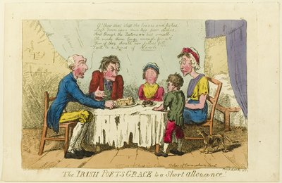 İrlandalı Şairler Kısa Ödenek için Grace! by Isaac Cruikshank