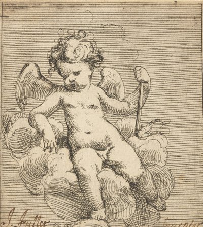 Bir Meşale Tutan Putto by Isaac Fuller