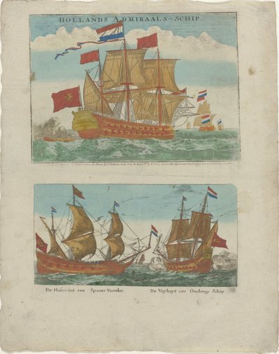 Hollandalı Amiral Gemisi (nesne üzerindeki başlık) by Isaac Greve