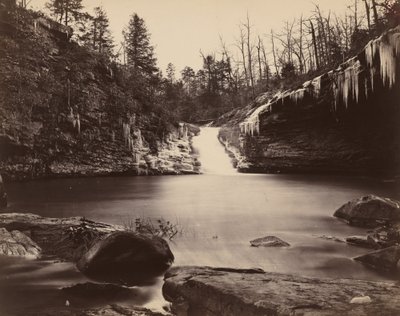 Lula Gölü, Yukarı Şelaleler, Gözcü Dağı, Georgia, 1864-1865. by Isaac H. Bonsall