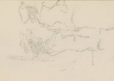 13. sayfadaki tebeşir çiziminden Abklatsch by Isaac Israels