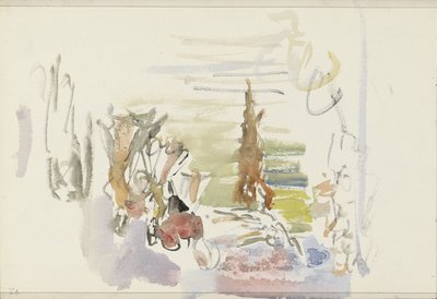 Sanatçılar sahnede by Isaac Israels