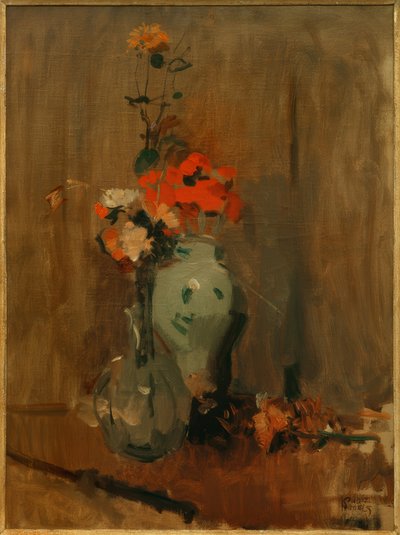Çiçeklerle natürmort by Isaac Israels