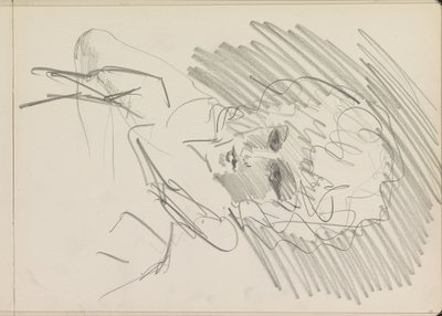 Bukleli bir kadın büstü by Isaac Israels