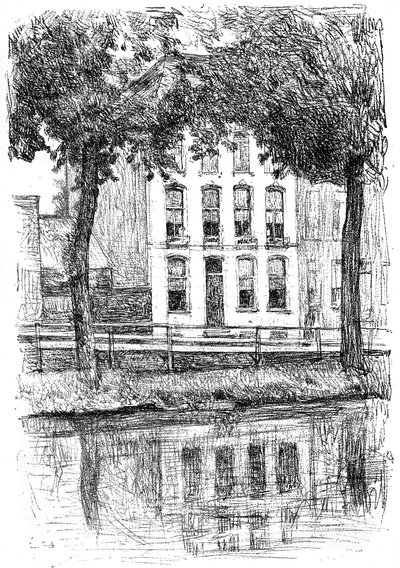 İsrail'in Evi, Parktan Görünüş, c1880-1882. by Isaac Israels