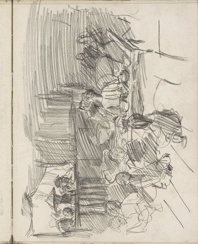 Gamelan orkestrasında seyirci by Isaac Israels