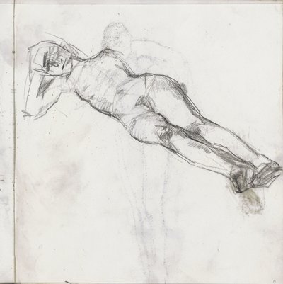uzanmış kadın çıplak by Isaac Israels